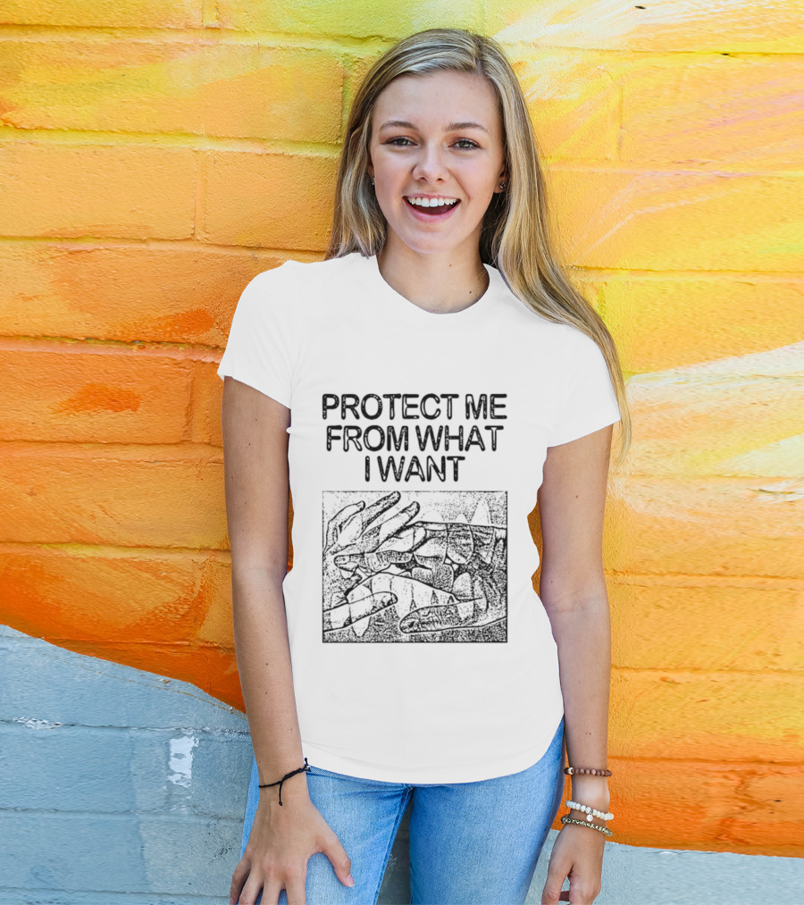 Protect Me From What I Want Jenny Holzer Text And Abstract T-Shirt