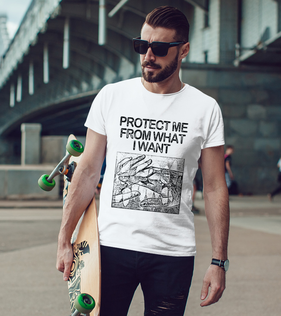 Protect Me From What I Want Jenny Holzer Text And Abstract T-Shirt