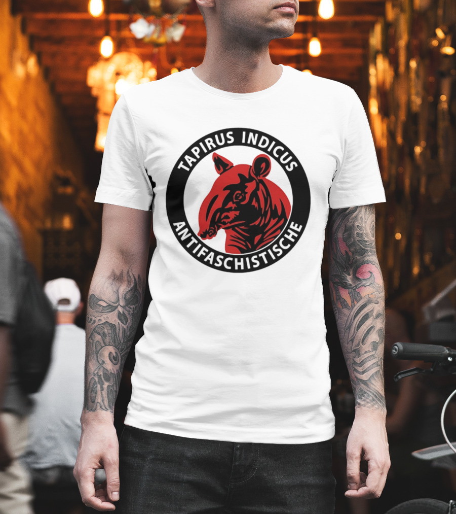 Tapirus Indicus Antifaschistische Antifa T-Shirt