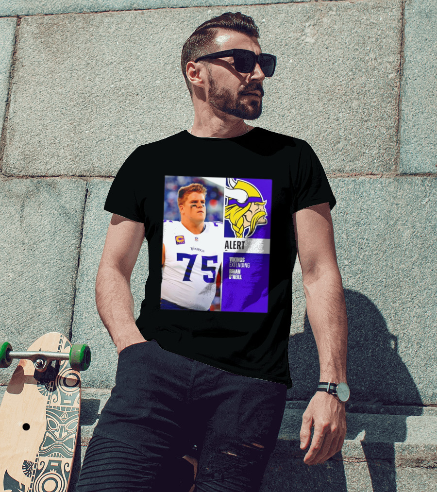 Alert Vikings Extending Brian O'Neill 75 T-Shirt