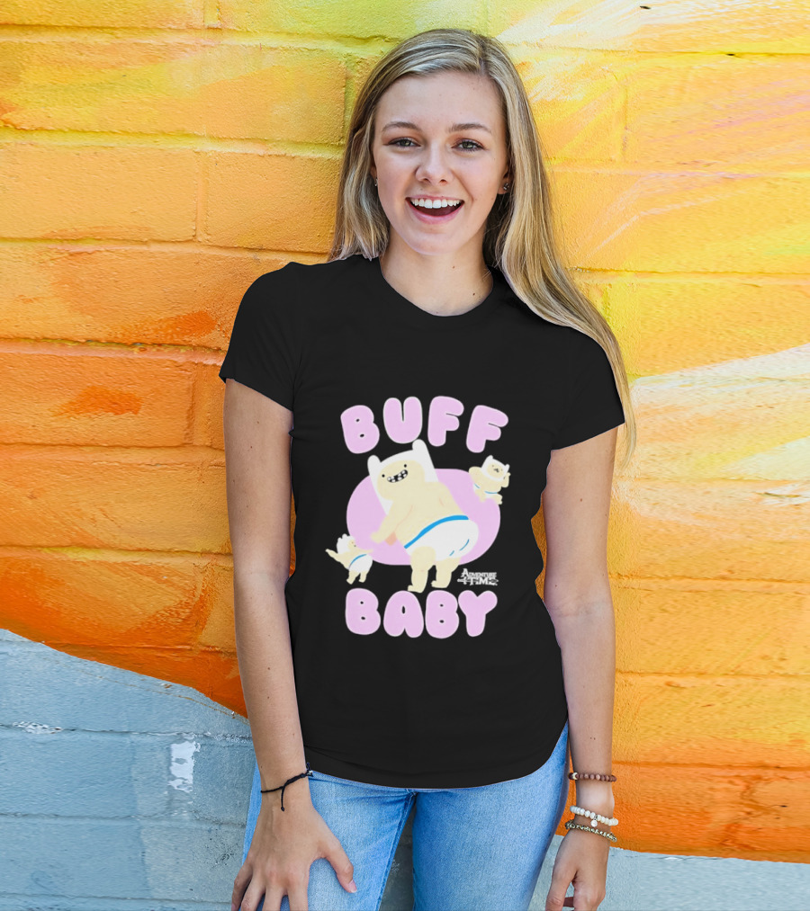 Buff Baby Adventure Time Finn The Human Dancing Babies T-Shirt