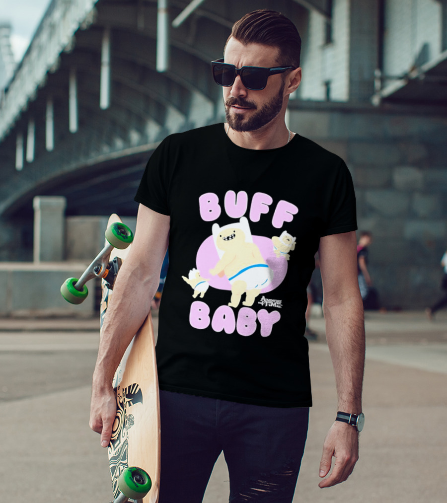 Buff Baby Adventure Time Finn The Human Dancing Babies T-Shirt