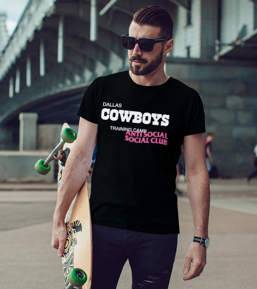 Dallas Cowboys Training Camp Anti Social Social Club T-Shirt