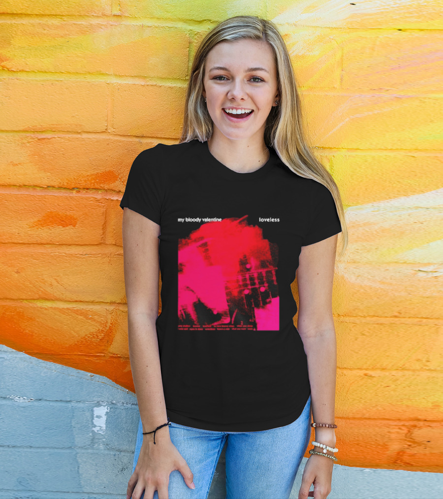 My Bloody Valentine Loveless Album Cover Classic Shoegaze Music Fan Favorite T-Shirt