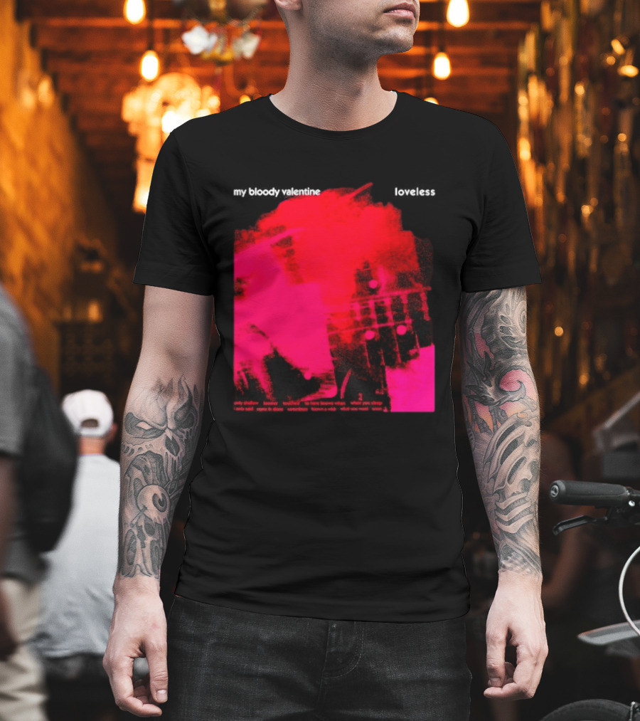 My Bloody Valentine Loveless Album Cover Classic Shoegaze Music Fan Favorite T-Shirt