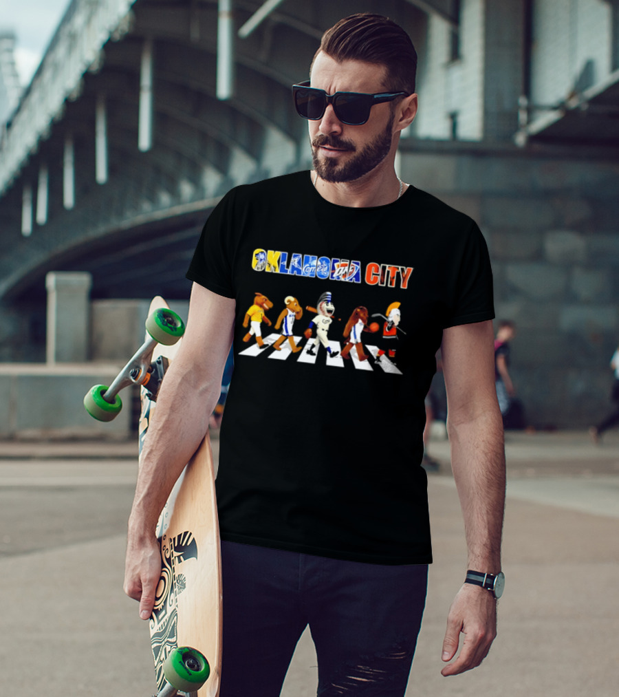 Oklahoma City Mascots Abbey Road Sports Team 2026 OKC T-Shirt