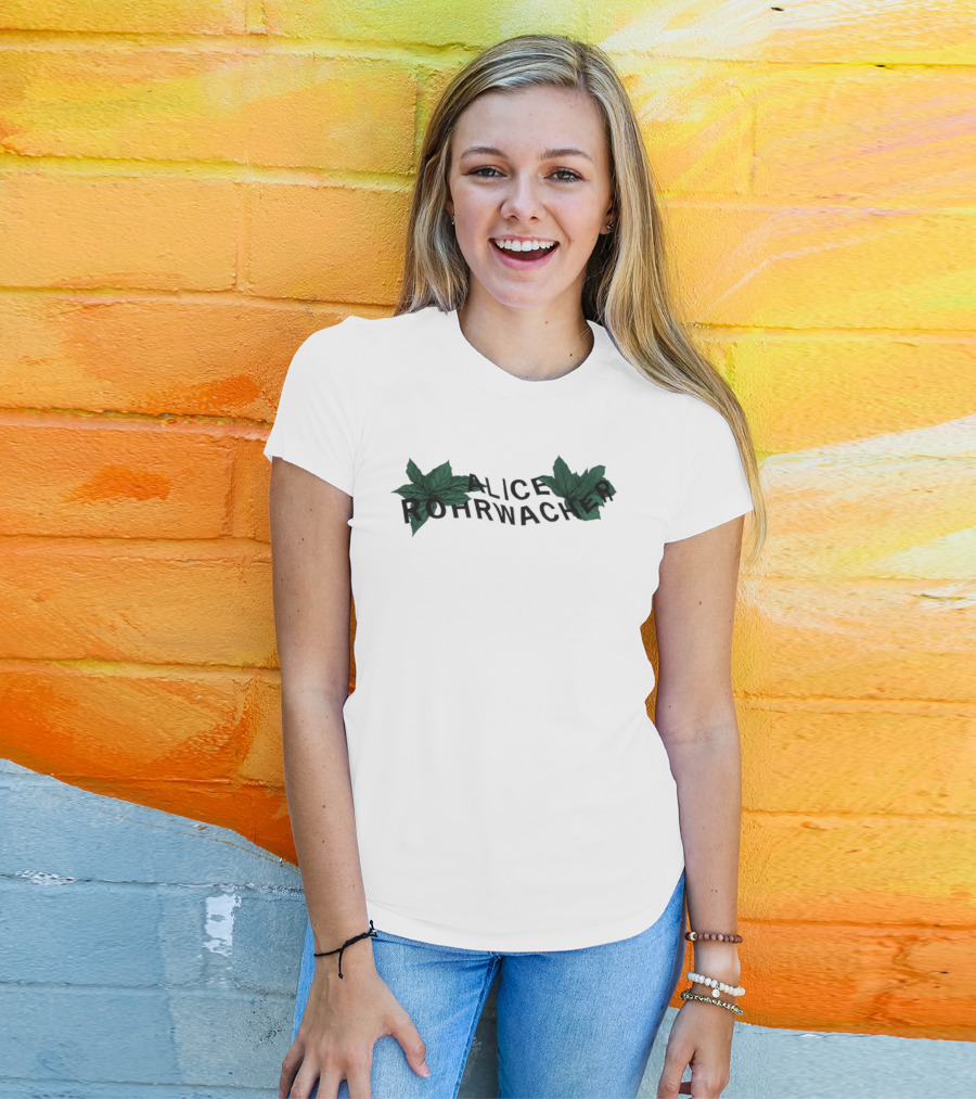 Alice Rohrwacher Leaf Motif T-Shirt