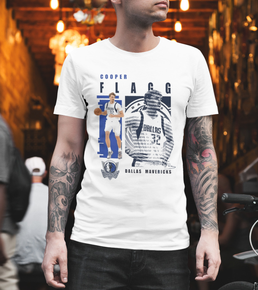 Cooper Flagg Dallas Mavericks Highlights 2026 Signatures T-Shirt
