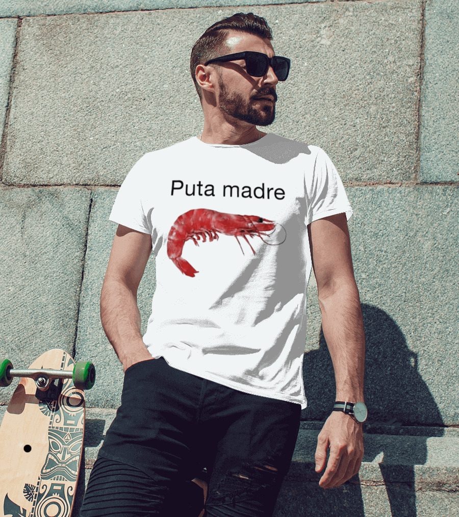 Puta Madre Red Shrimp T-Shirt