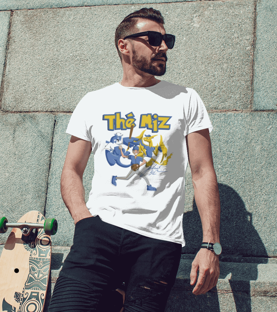 The Miz Milwaukee Brewers Pokemon Crossover Animated T-Shirt