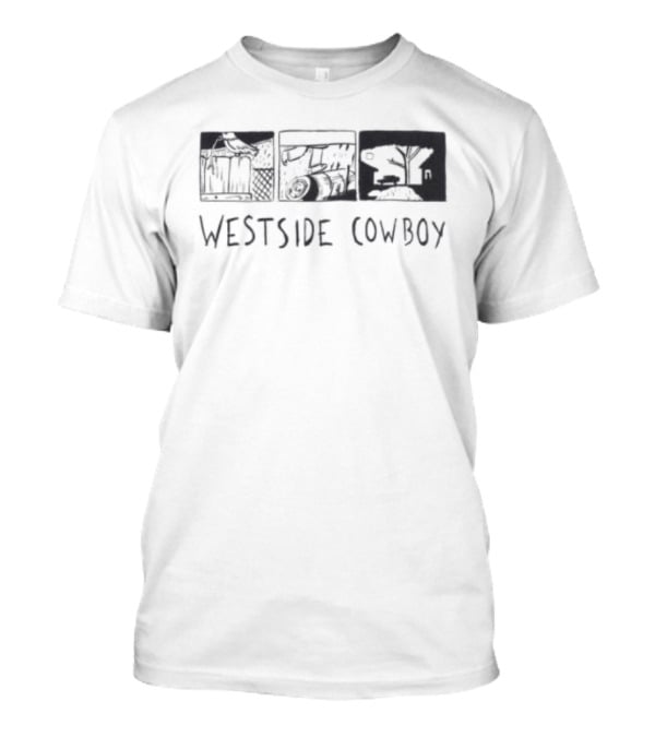 Westside Cowboy Store Graphic Blocks White T-Shirt