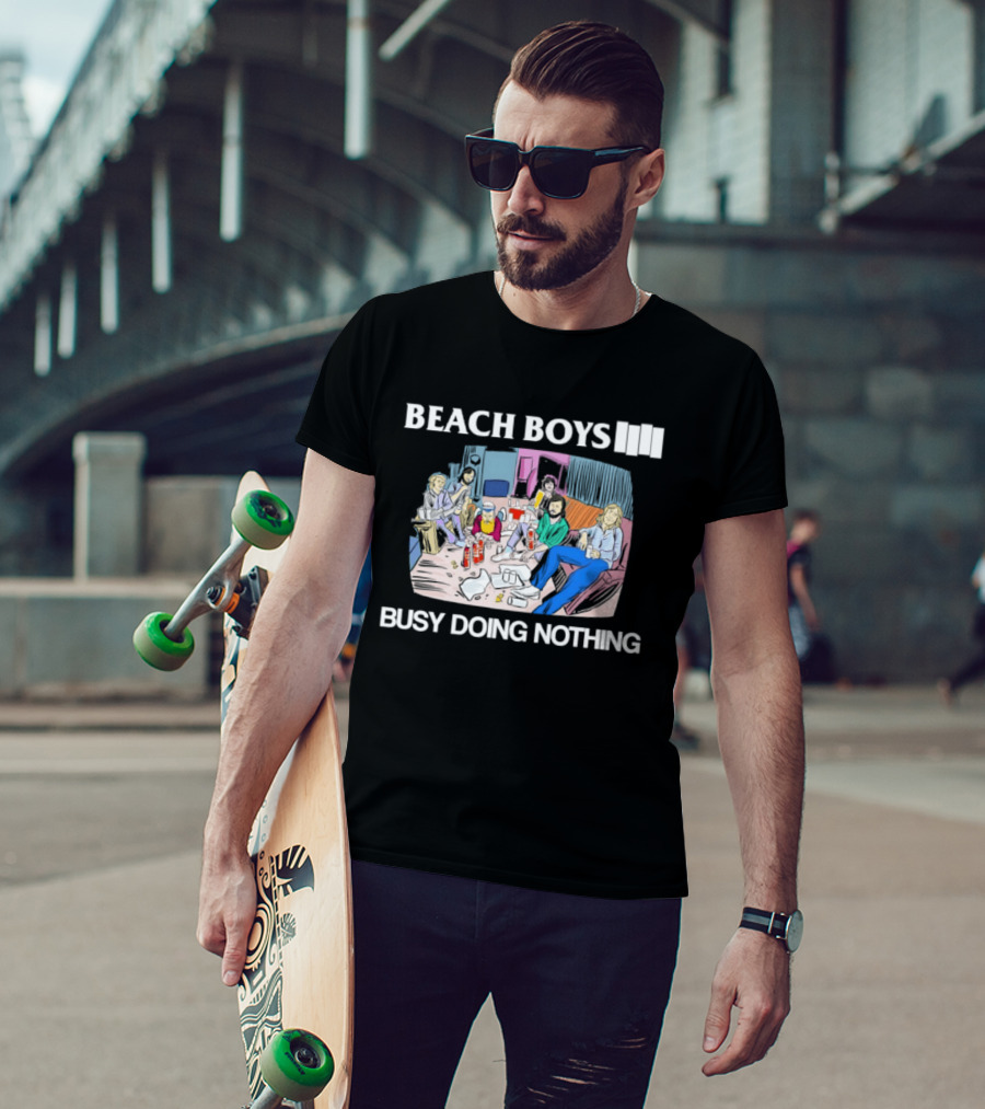 Beach Boys Busy Doing Nothing Brian Wilson Couch Scene T-Shirt