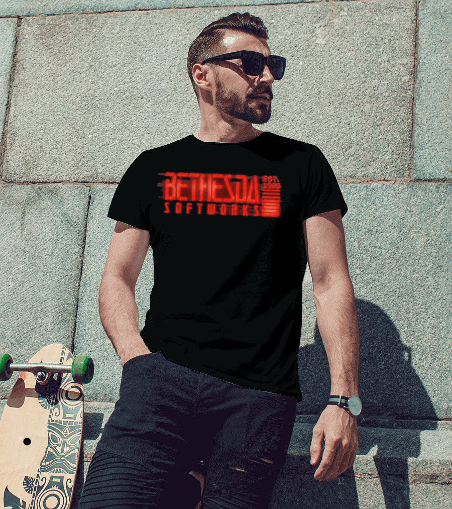 Bethesda Softworks Est 1986 Retro Gaming Nostalgia T-Shirt