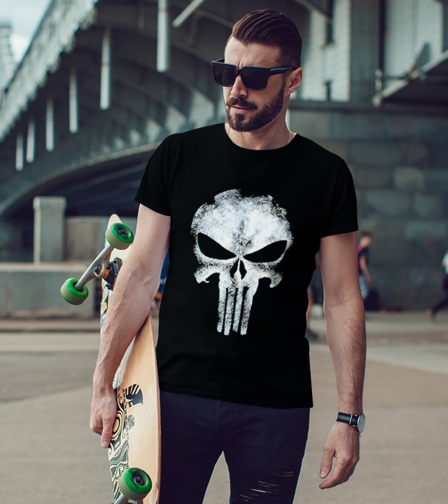 Marvel's Punisher Frank Castle Skull T-Shirt