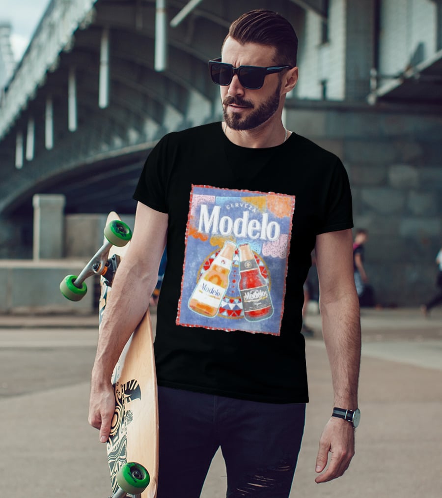 Cerveza Modelo Mexican Beer Bottles T-Shirt