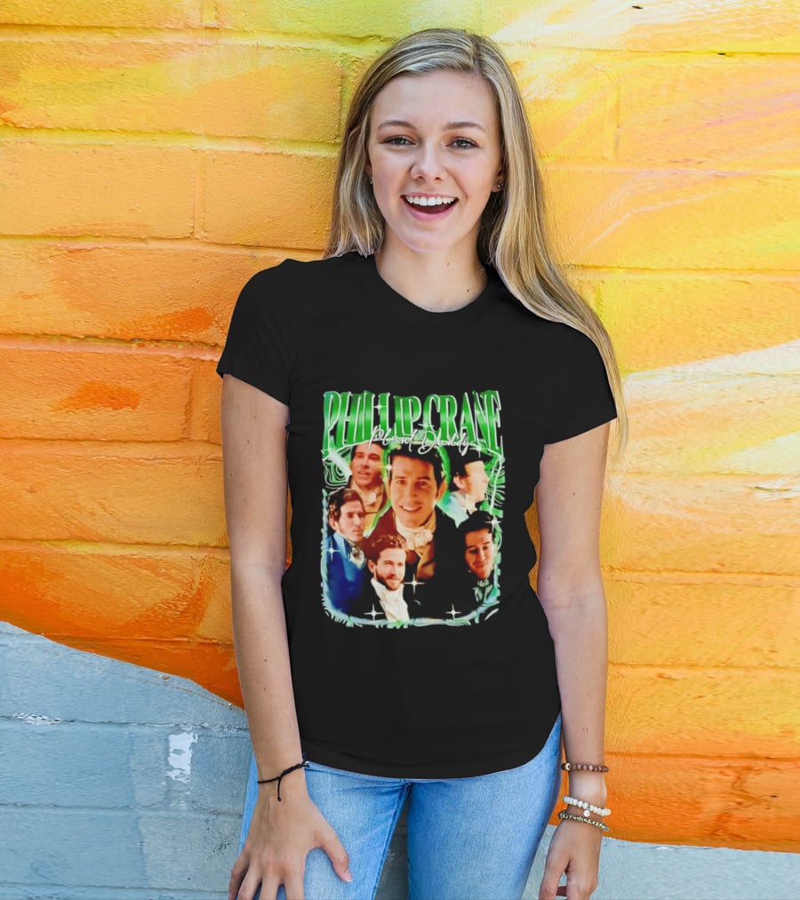 Phillip Crane Plant Daddy Regency Style Portrait Collage T-Shirt