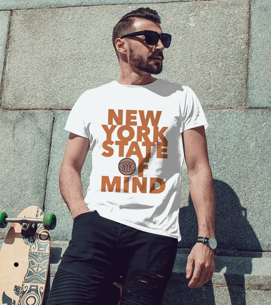 New York State Of Mind NYC Basketball T-Shirt