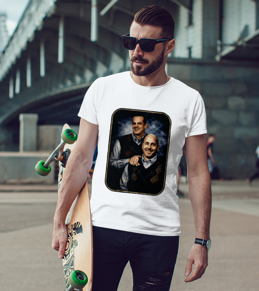 New York Baseball Step Brothers Aaron Boone Brian Cashman Comedy T-Shirt