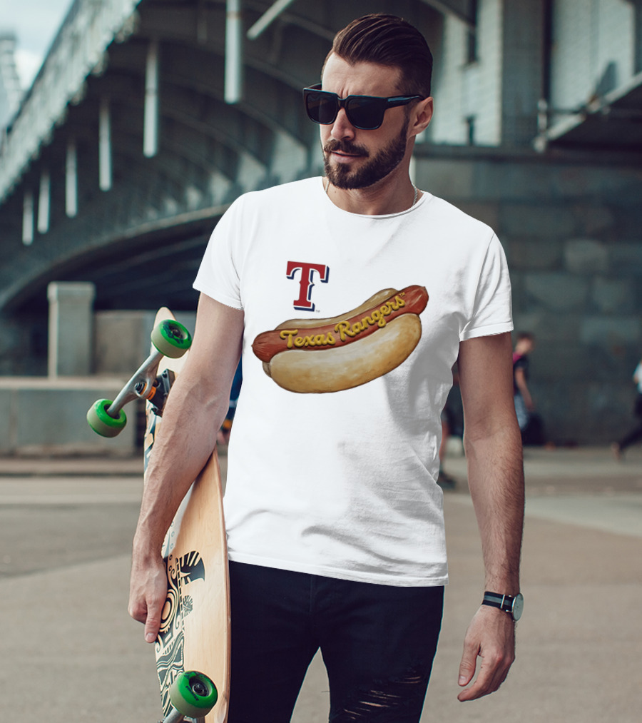 Texas Rangers Hot Dog MLB 2026 Season Team T T-Shirt