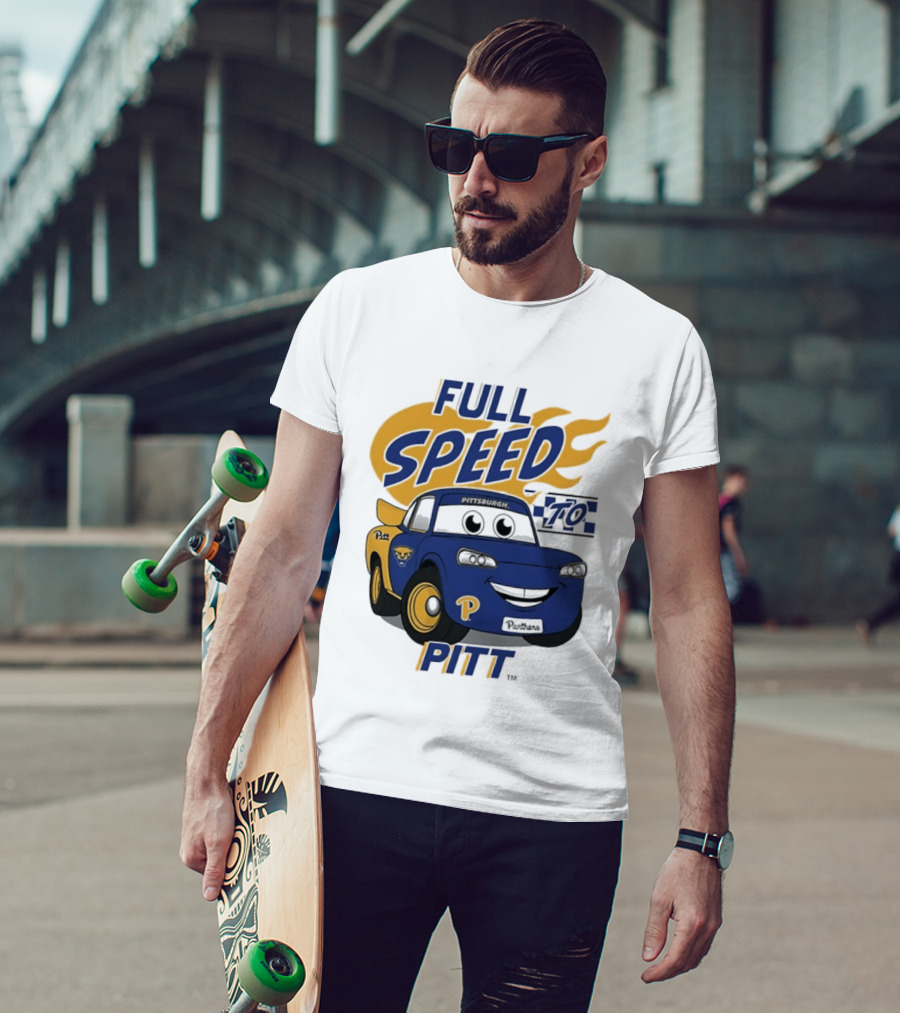 Pitt Panthers Full Speed To Pitt Racing Theme Vive La Fete T-Shirt