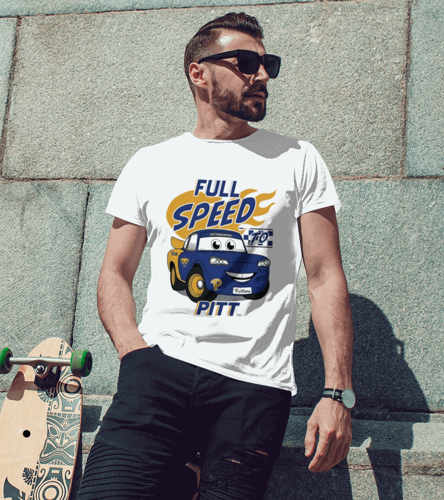 Pitt Panthers Full Speed To Pitt Racing Theme Vive La Fete T-Shirt