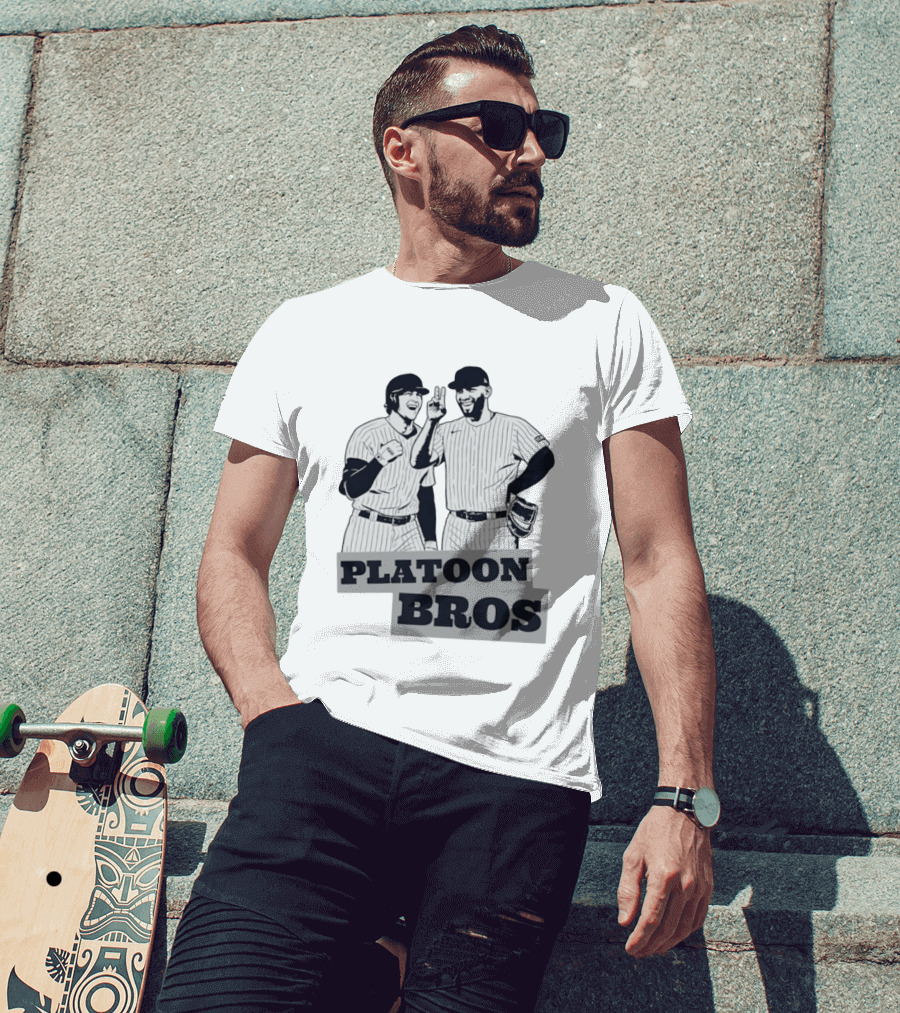 Yankees Platoon Bros Amed Rosario Ryan McMahon MLB Baseball Team T-Shirt