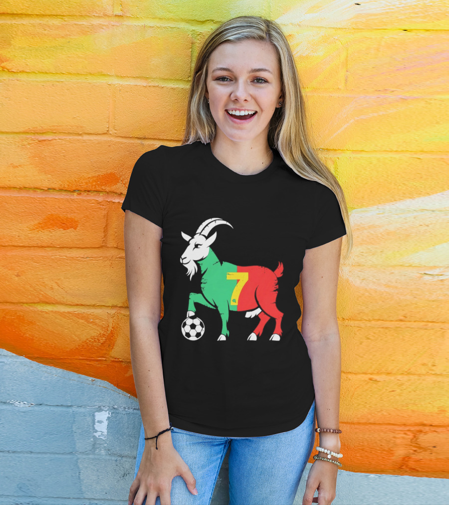 Cristiano Ronaldo GOAT 7 Portugal Soccer T-Shirt