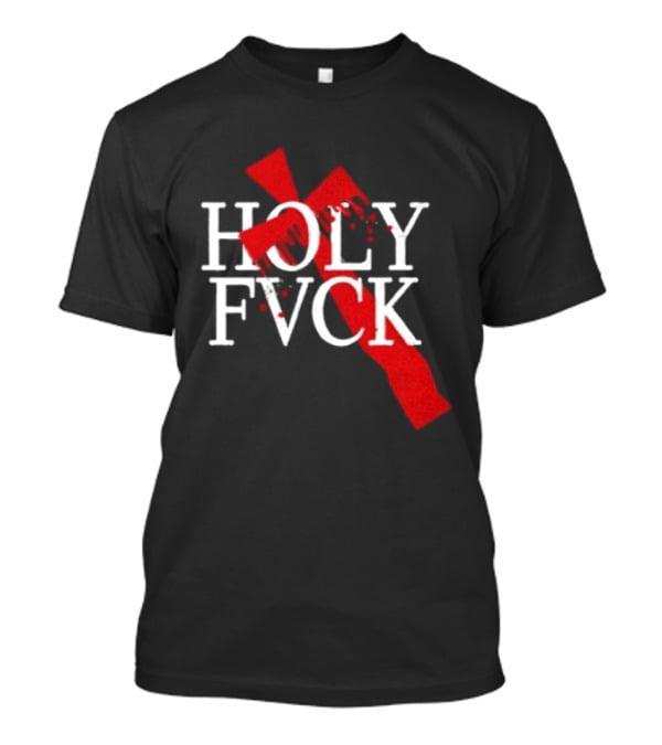 Demi Lovato Holy Fvck Bleeding Cross T-Shirt