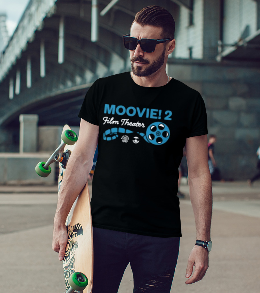 Moovie! 2 Film Theater Cinema Experience P Lo T-Shirt