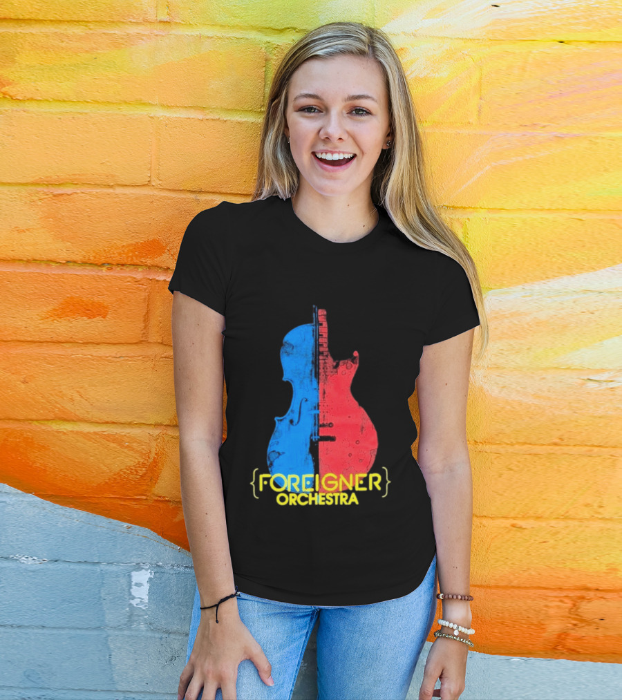 Foreigner Orchestra Violin Guitar Fusion T-Shirt