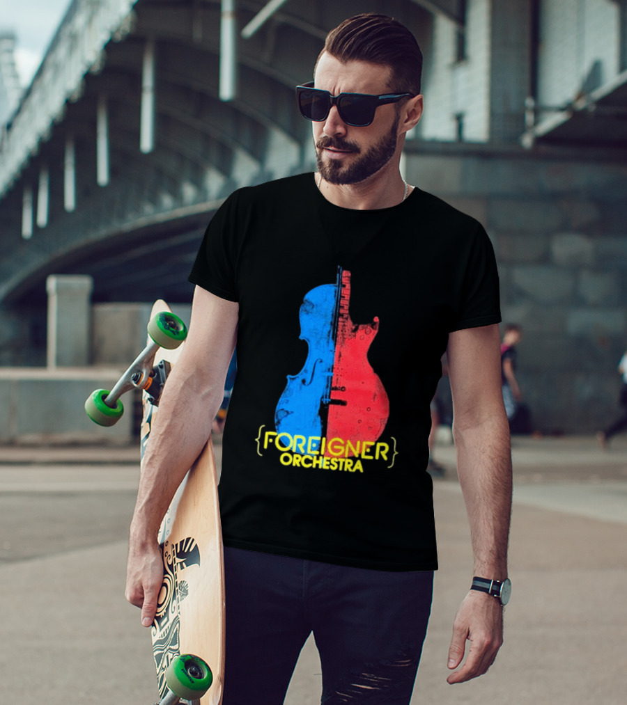 Foreigner Orchestra Violin Guitar Fusion T-Shirt