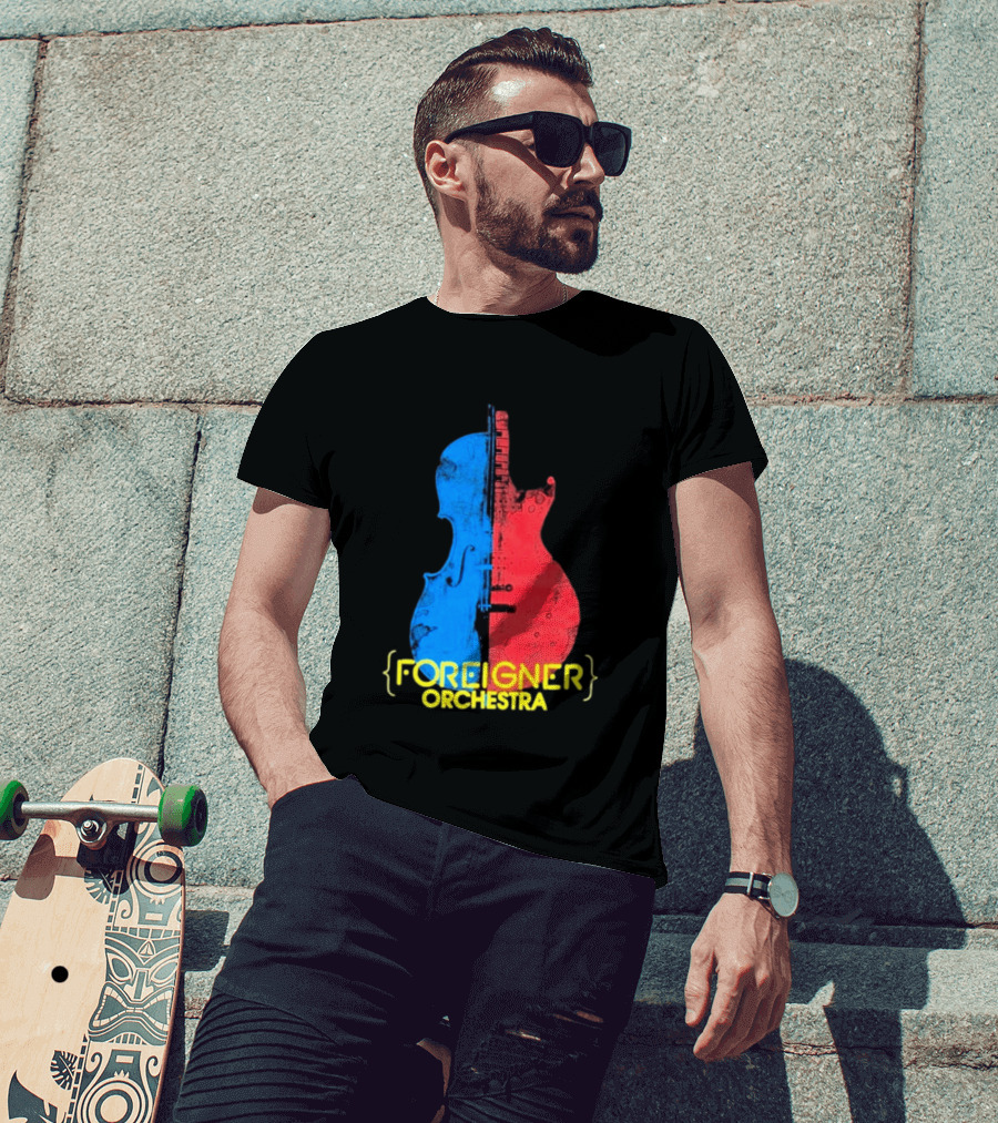 Foreigner Orchestra Violin Guitar Fusion T-Shirt