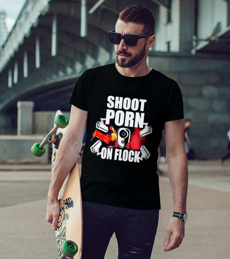 SHOOT PORN ON FLOCK Surveillance Honey Pack T-Shirt