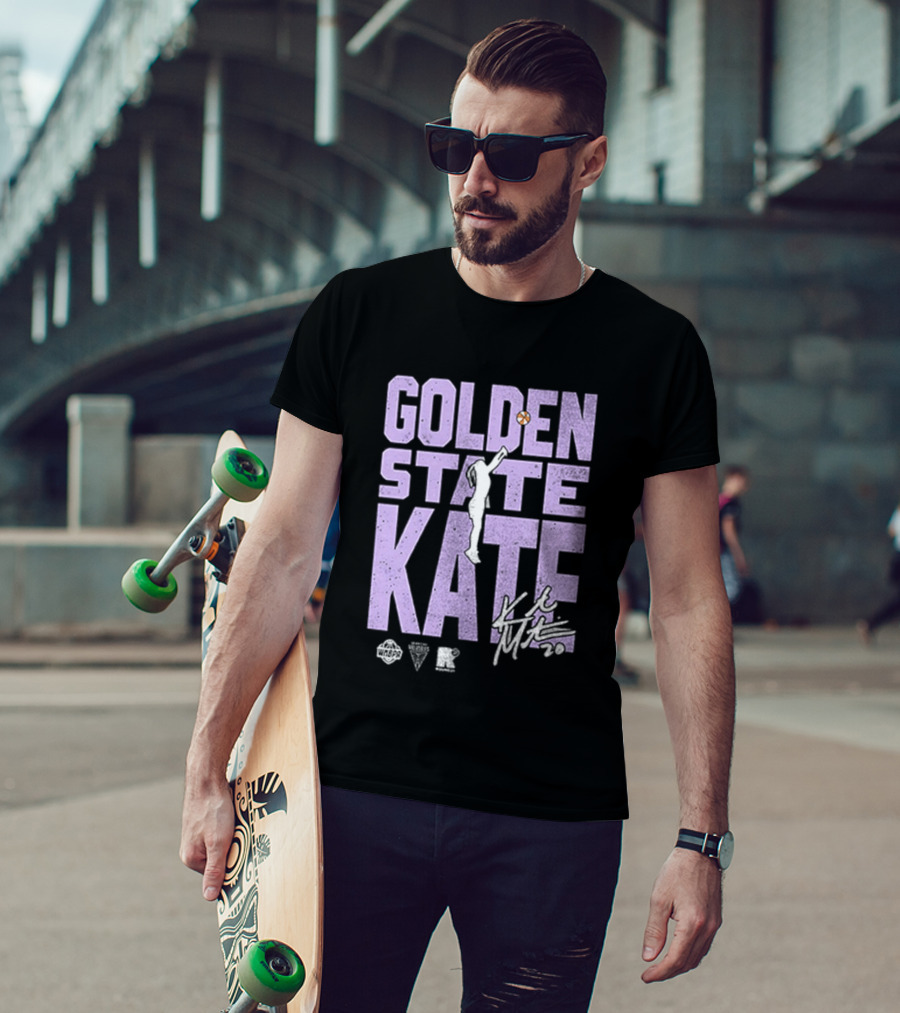Golden State Kate Basketball Silhouette Player T-Shirt