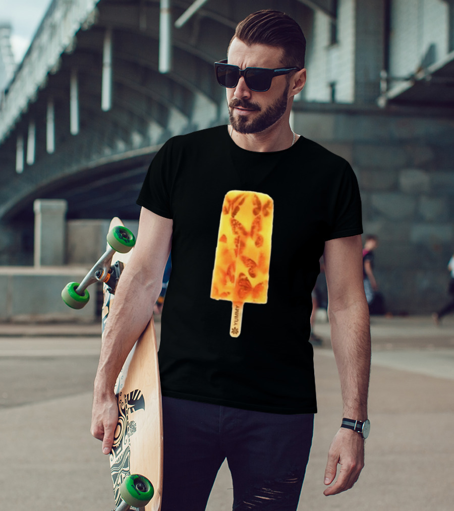 James Tour 2024 Ice Cream Yummy Butterfly Popsicle T-Shirt