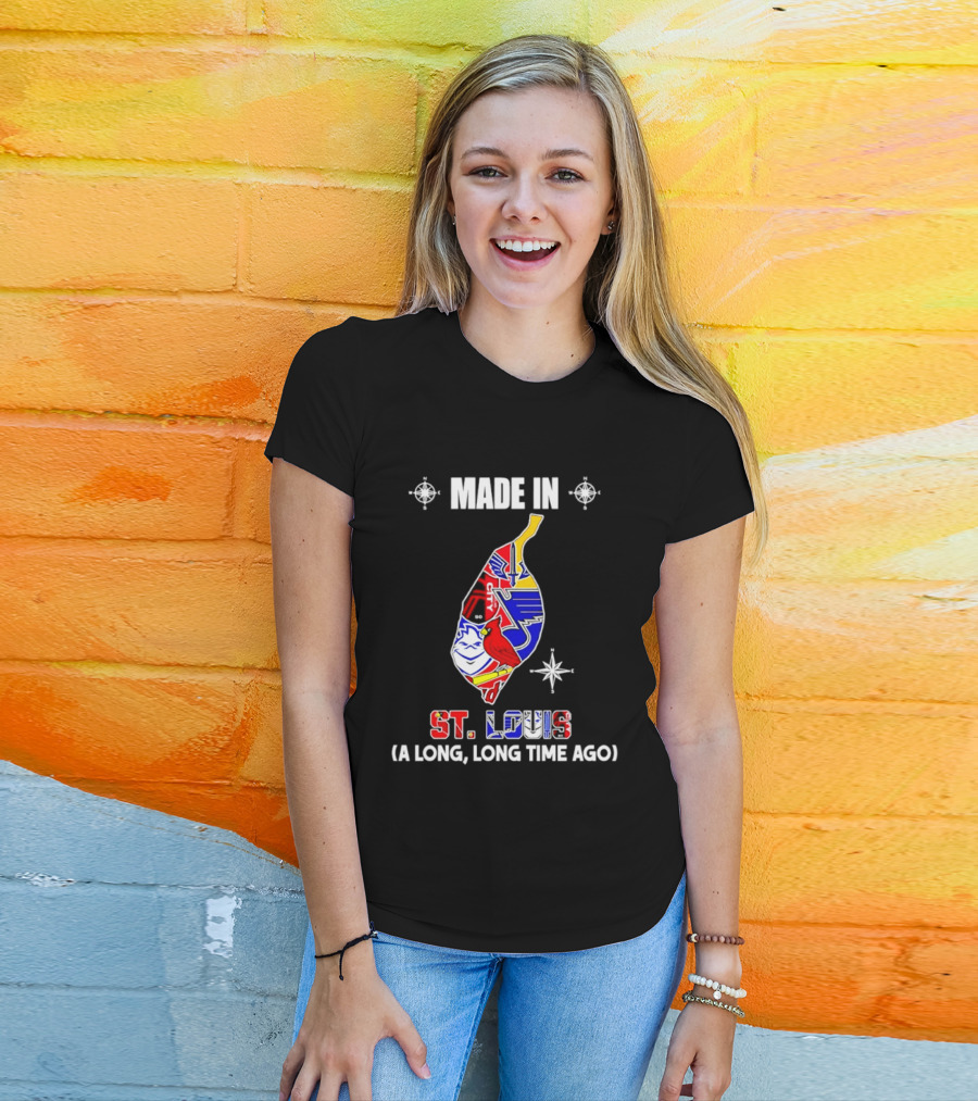 Made In St Louis Map 2026 Season A Long Long Time Ago T-Shirt