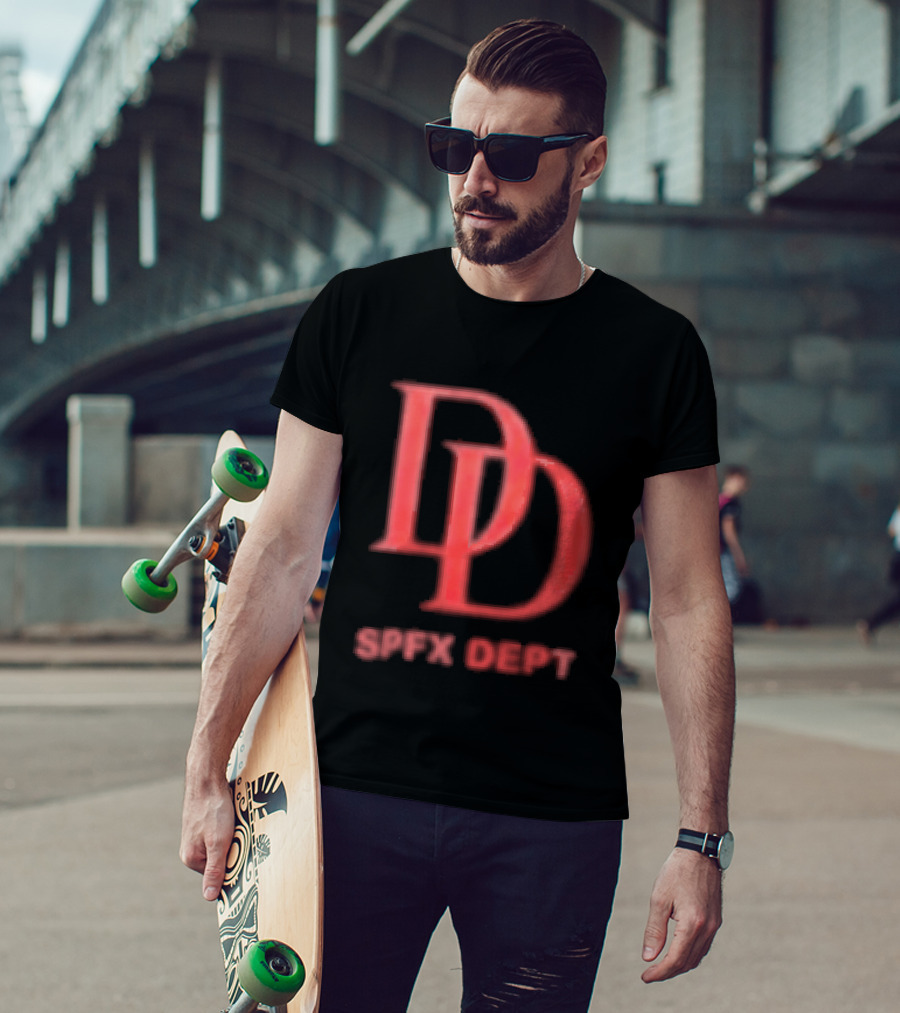 Marvel Television Daredevil Born Again Season 3 Upper East DD T-Shirt