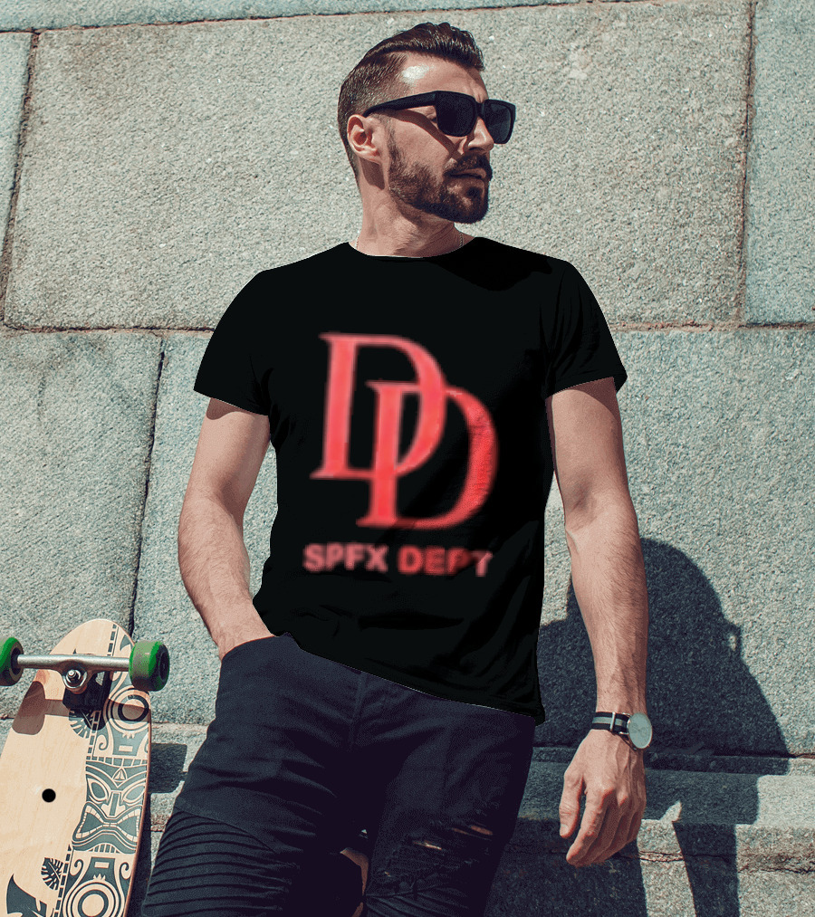 Marvel Television Daredevil Born Again Season 3 Upper East DD T-Shirt