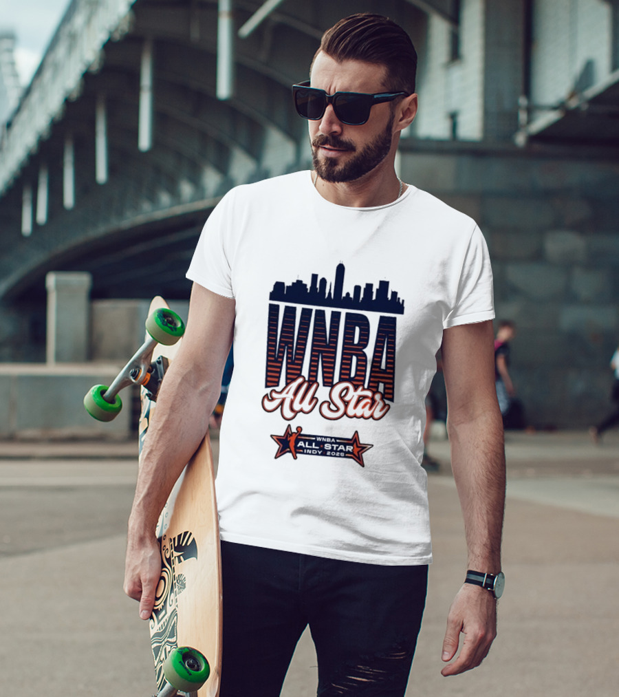 WNBA All Star 2025 Indy Skyline T-Shirt