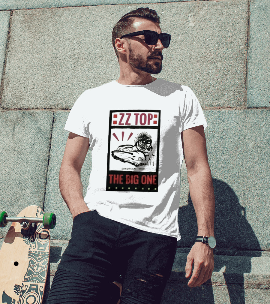 ZZ Top The Big One European Tour Poble Espanyol Barcelona Spain July 19 2026 T-Shirt