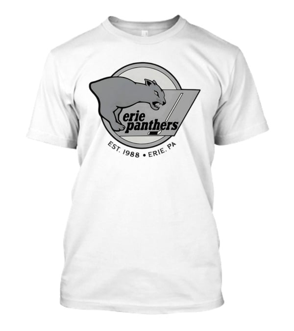 Erie Panthers Hockey Est. 1988 Erie PA Retro Team T-Shirt
