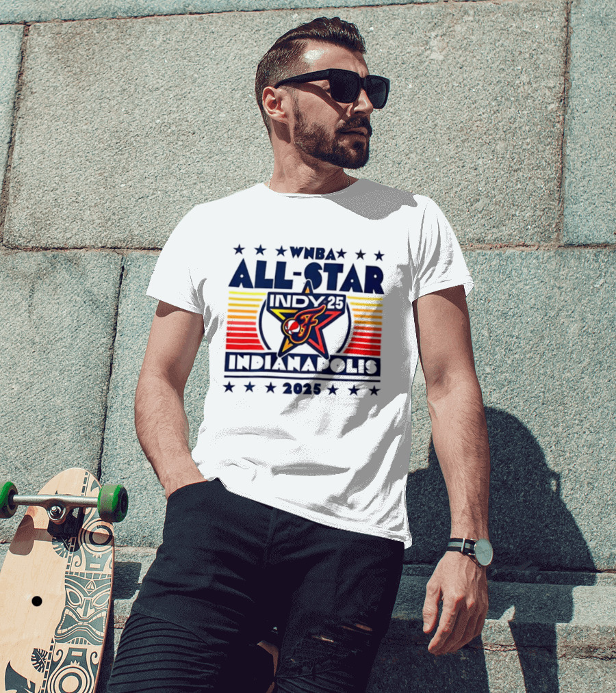 WNBA All Star INDY 2025 Indianapolis Crewneck T-Shirt
