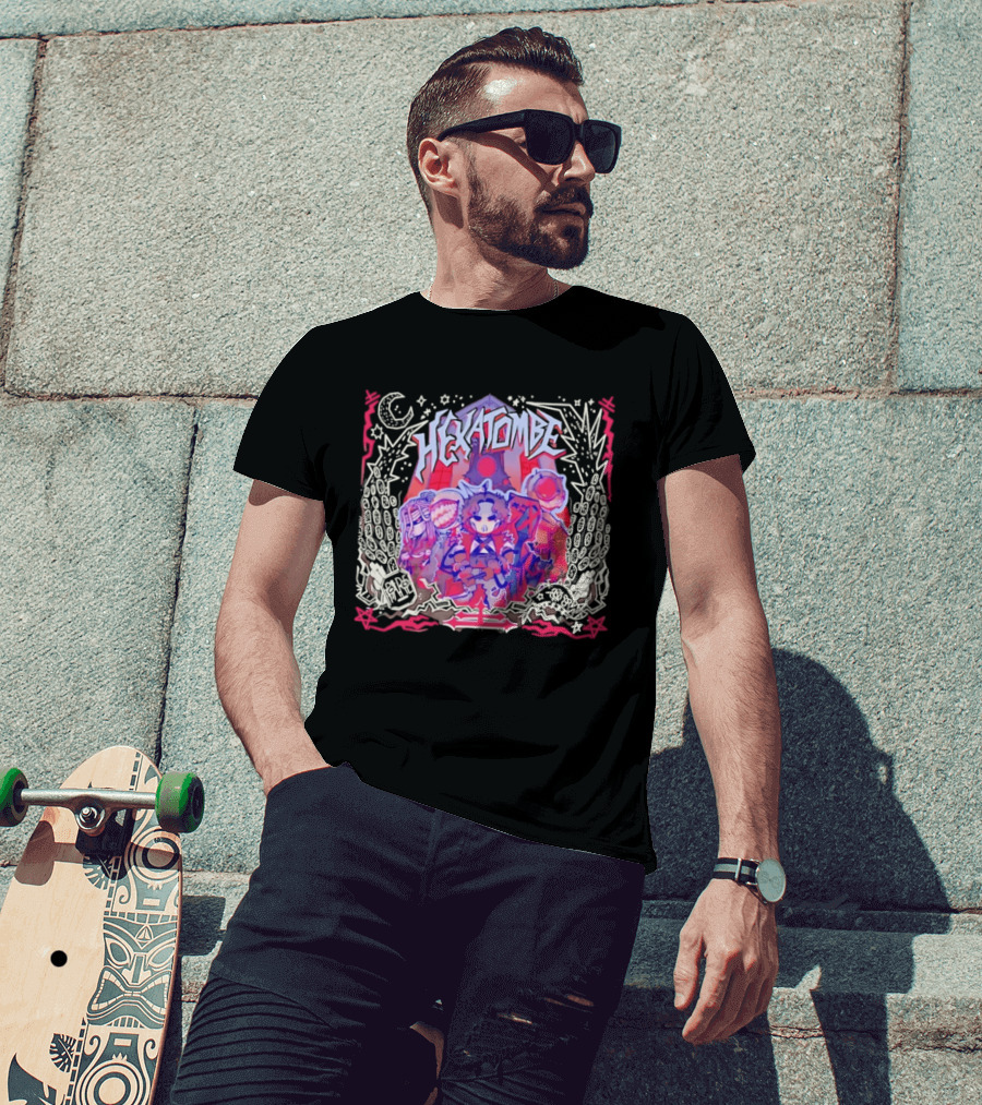 Hexatombe Paranormal Ordem Anime Characters Celestial T-Shirt
