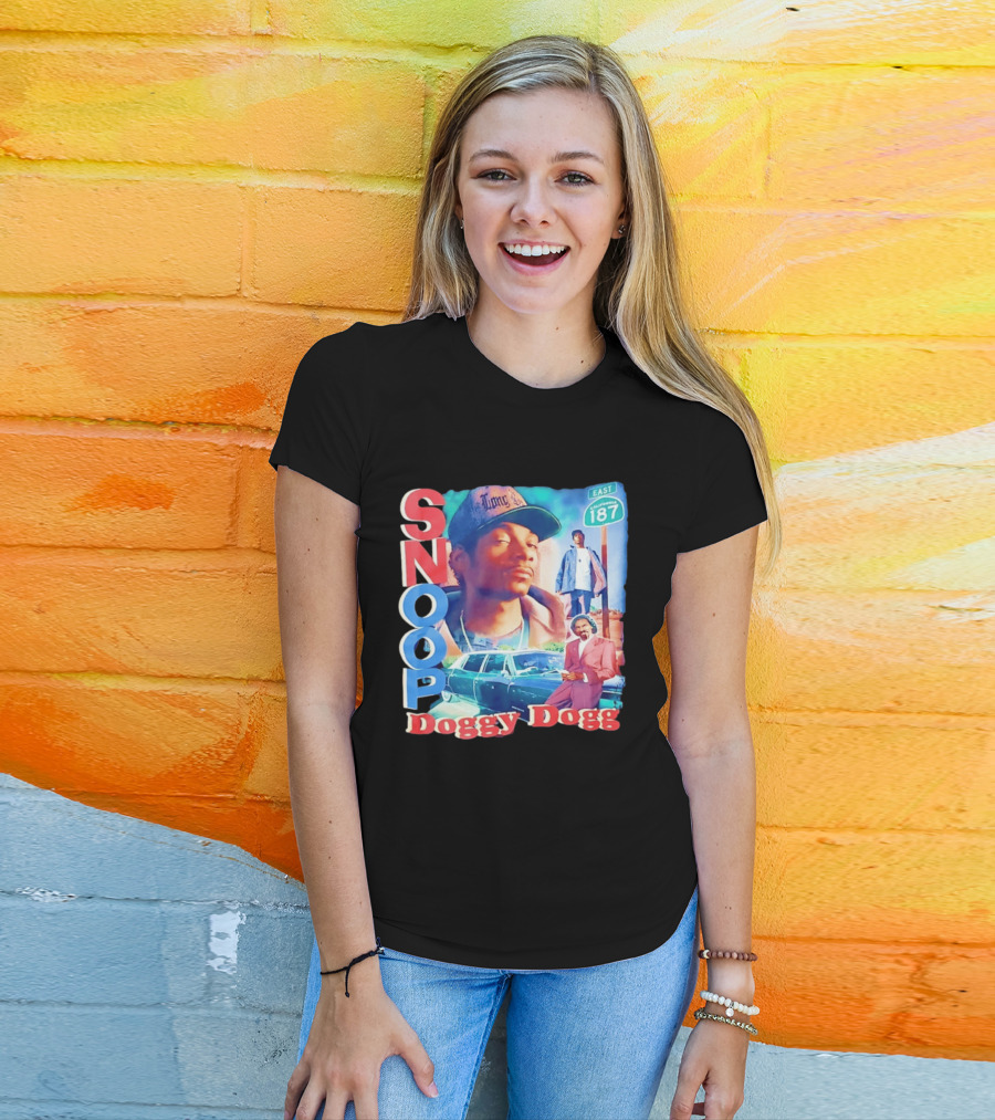 Snoop Doggy Dogg East California 187 Vintage Style Urban Fashion T-Shirt