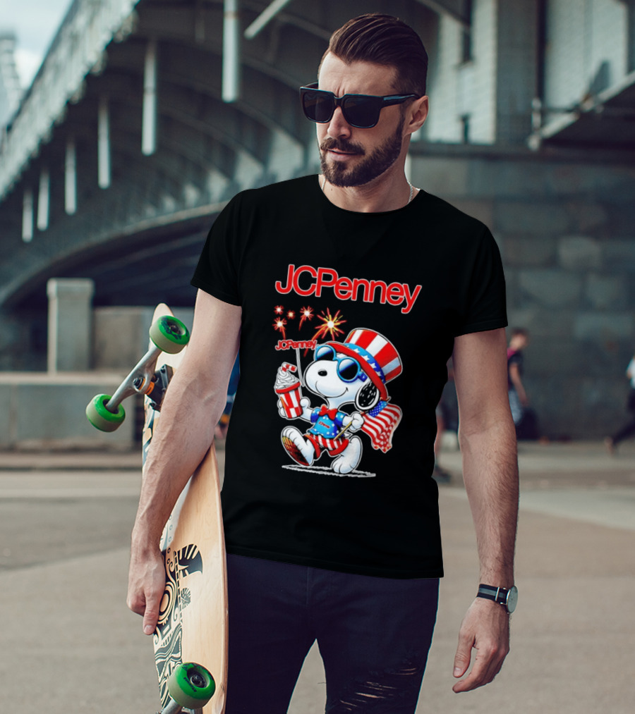 JCPenney Snoopy America 1776 2026 250th Anniversary Celebration T-Shirt