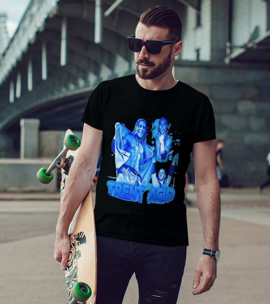 Trent Acid Wrestling Legend Blue Collage без буквы T-Shirt
