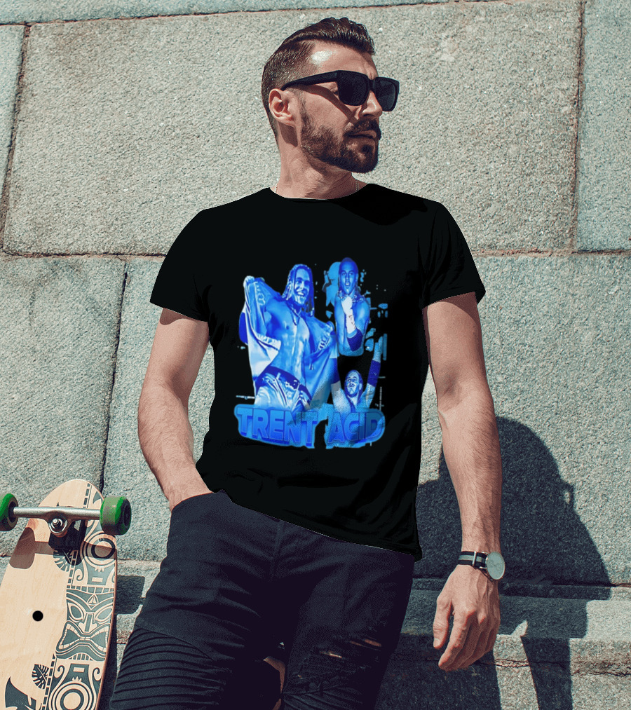 Trent Acid Wrestling Legend Blue Collage без буквы T-Shirt