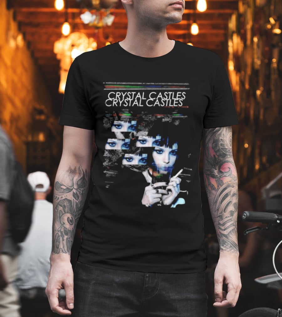 Crystal Castles Alice Glass Glitch T-Shirt