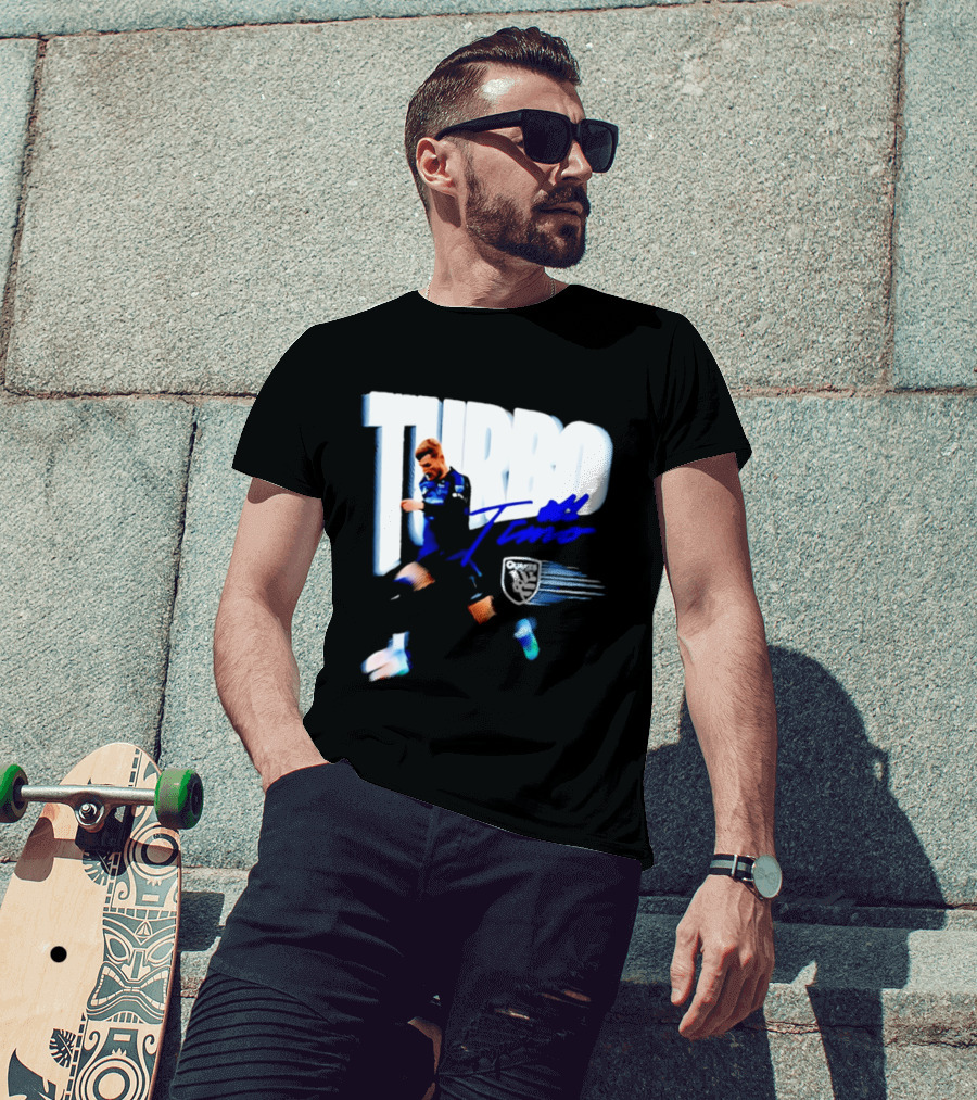 Turbo Timo San Jose Earthquakes Soccer Player Promotion T-Shirt