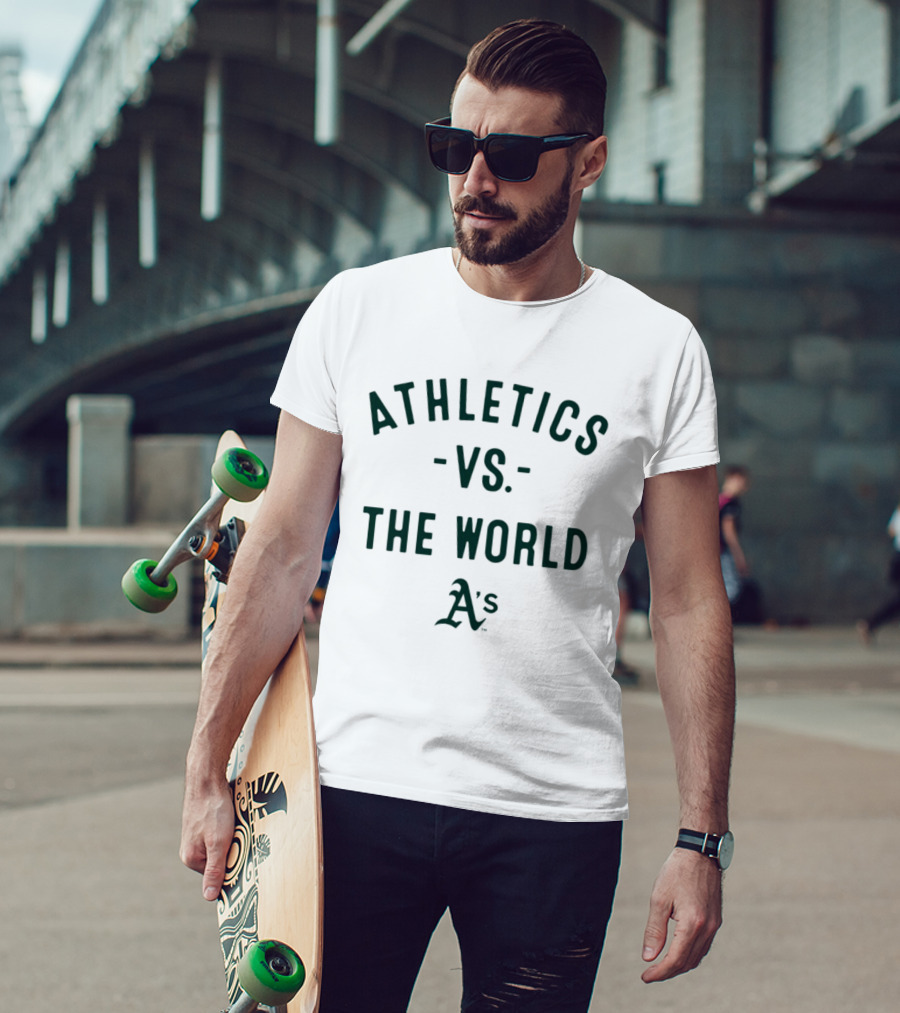 Athletics Vs The World A's Baseball 2026 MLB Season T-Shirt